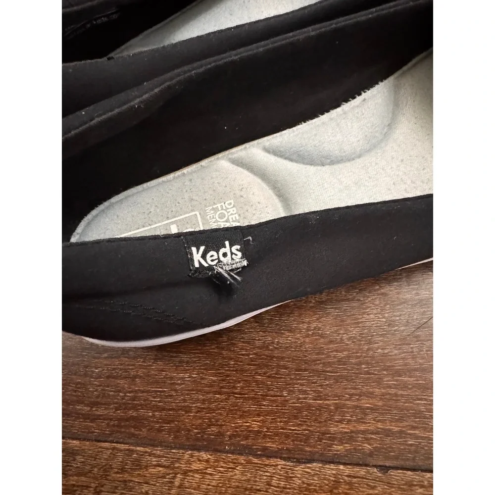 Keds Dream Foam Black Slip On Sneakers Women's Size 10 Comfort Shoes